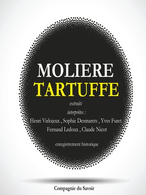 cover image of Tartuffe de Molière